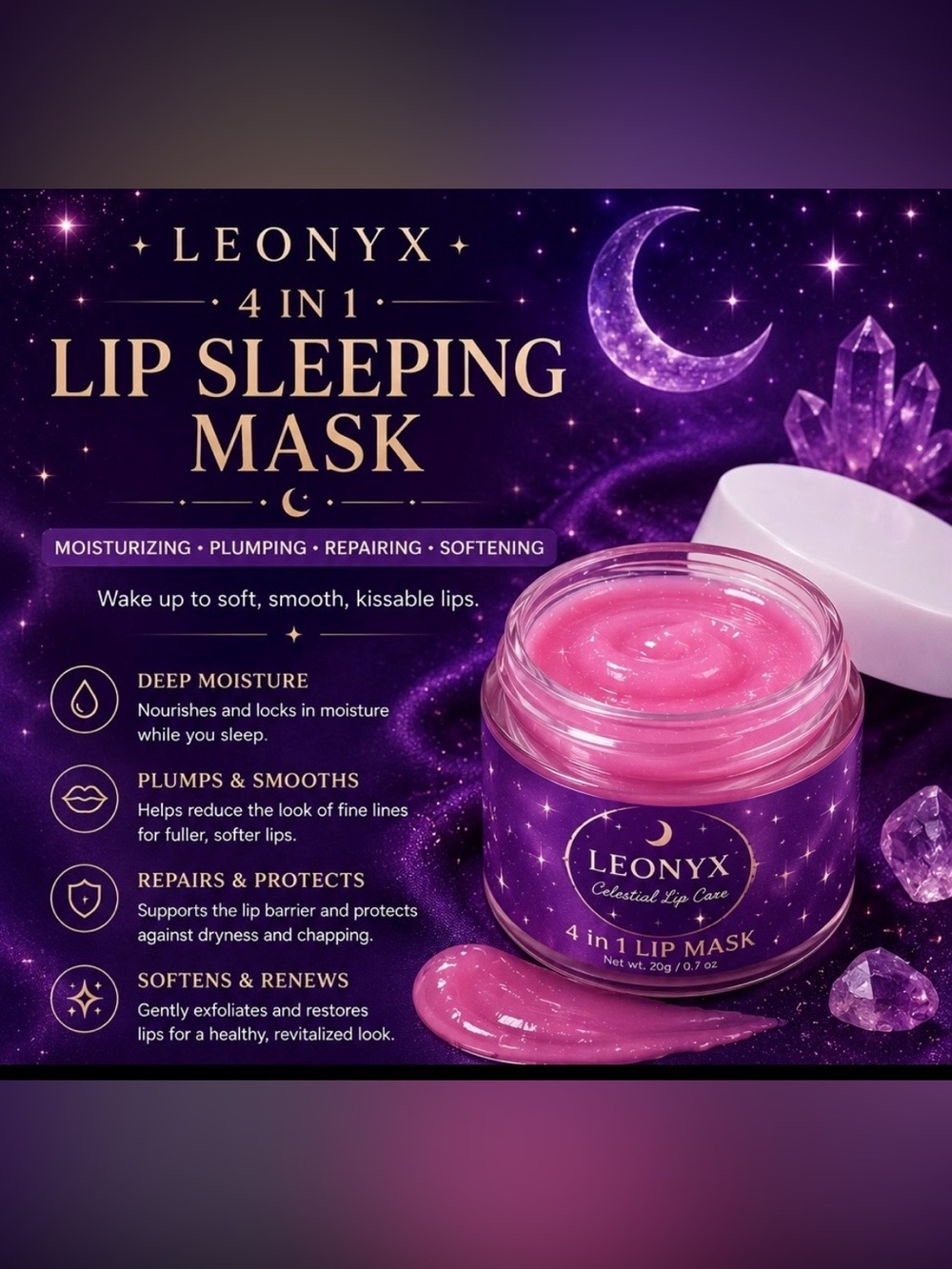4-in-1 Lip Sleeping Mask - Celestial Care